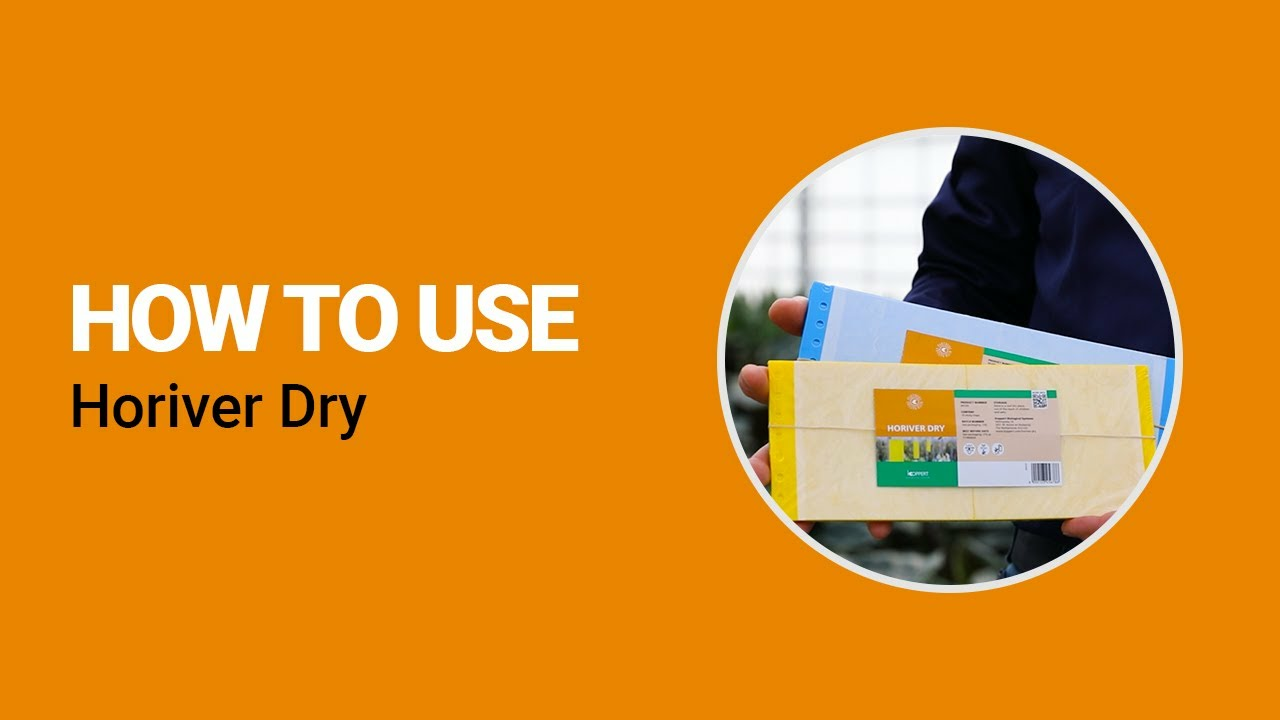 How to use Horiver Dry from Koppert